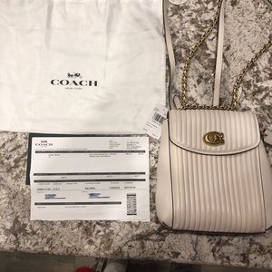 NWT Coach Quilted Parker Purse